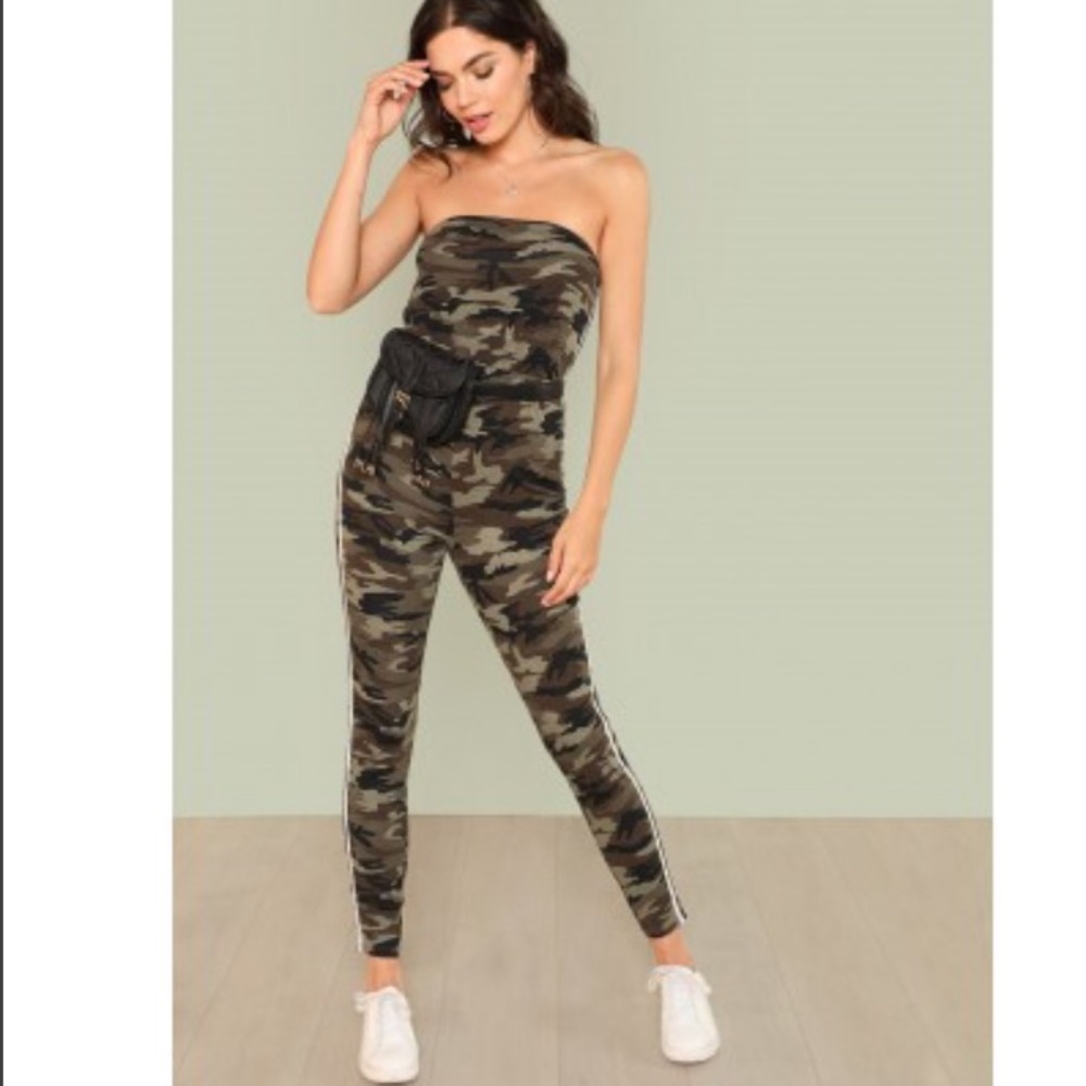 Camo Print Jumpsuit | Fashion Nova